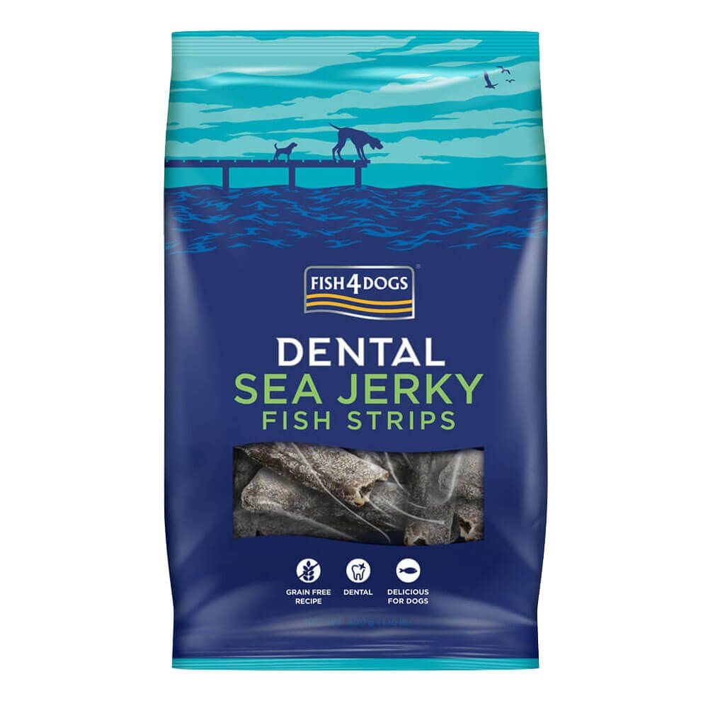 FISH4DOGS Dental Jerky Strips kārumi suņiem, 500g - Produkta attēls 2