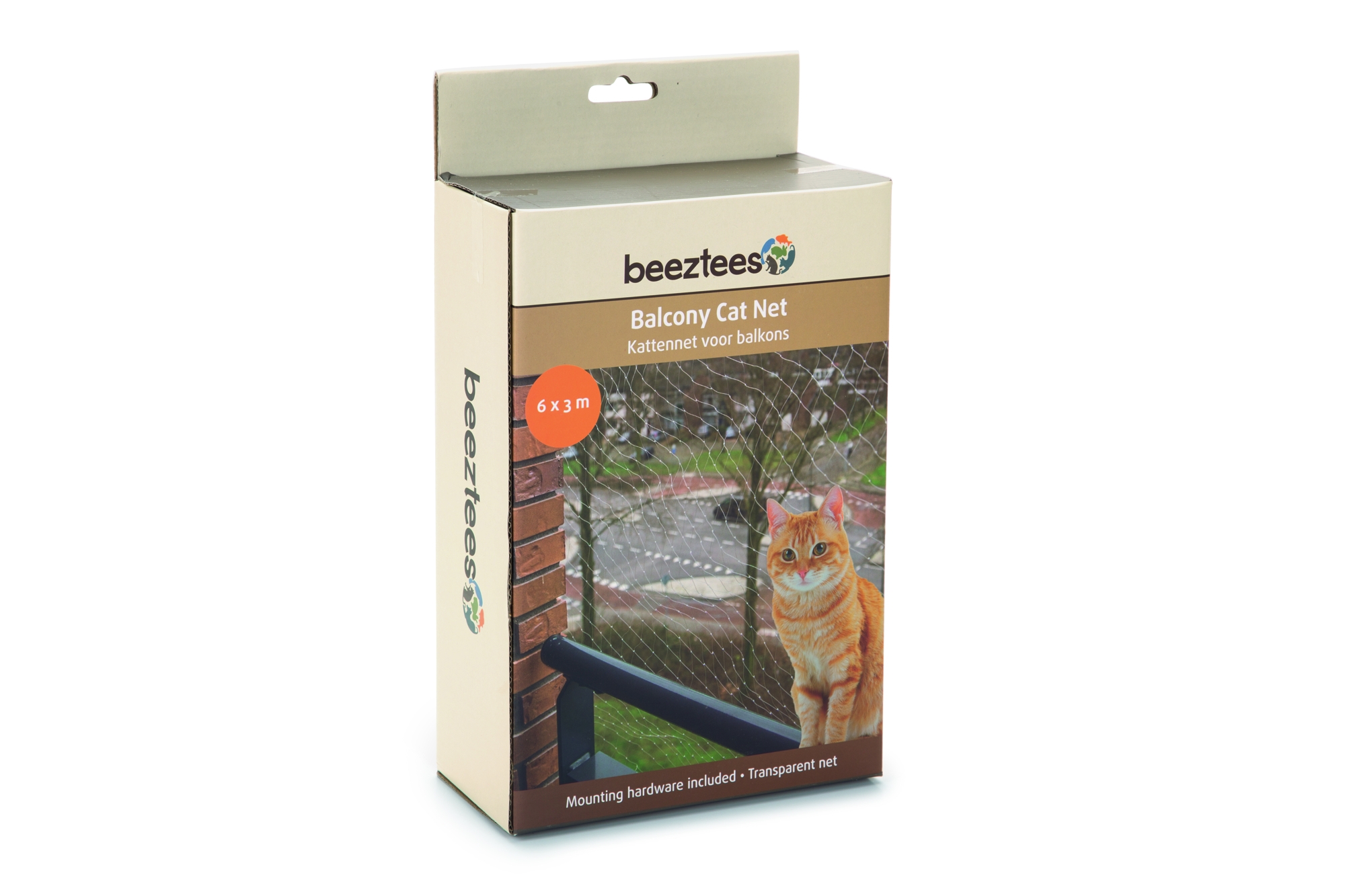 BEEZTEES balkona tīkls kaķiem 6 x3 m - Produkta attēls 2