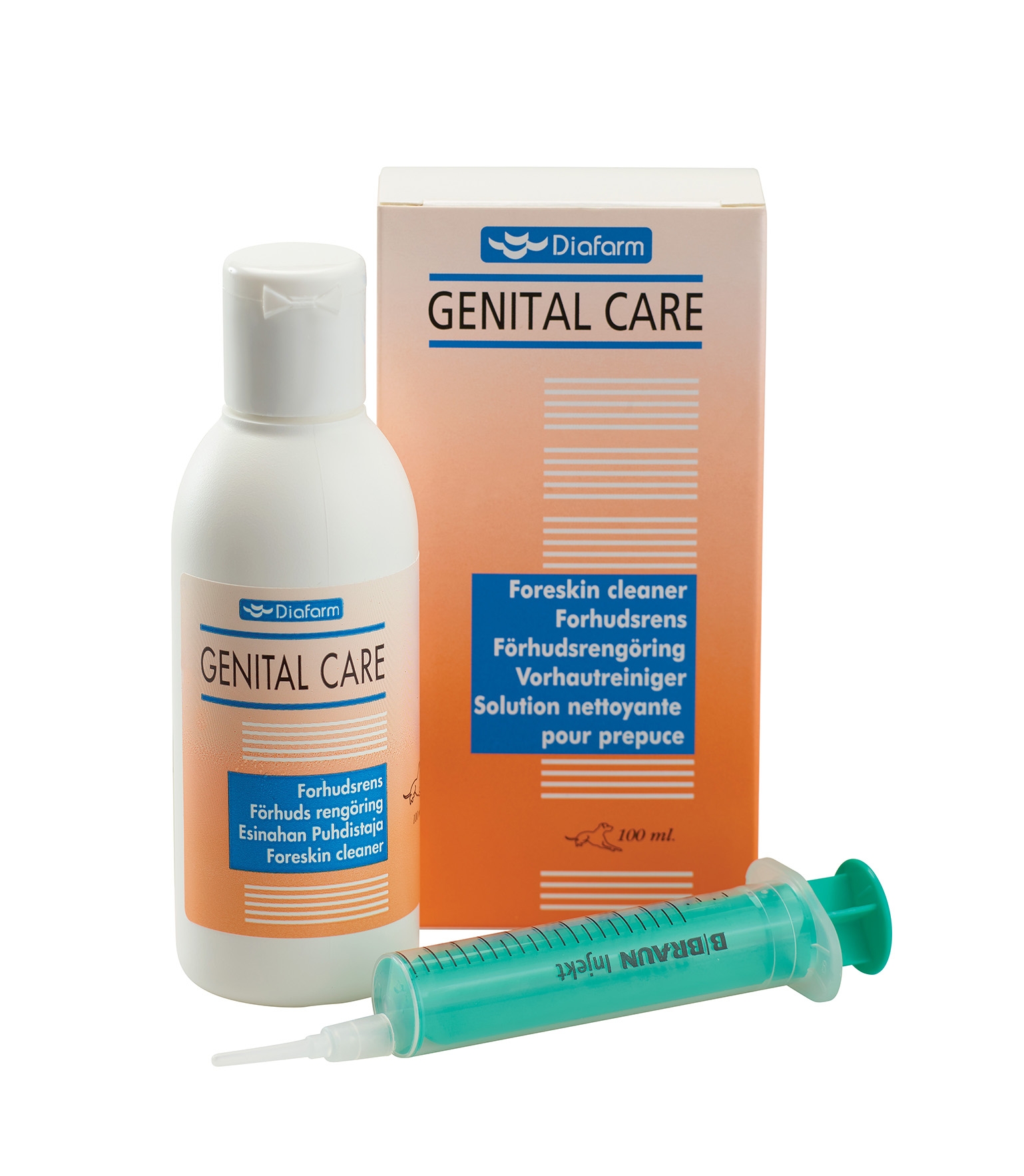 Diafarm Foreskin Cleaner priekšādiņas tīrīšana suņiem, 100ml - Produkta attēls 2