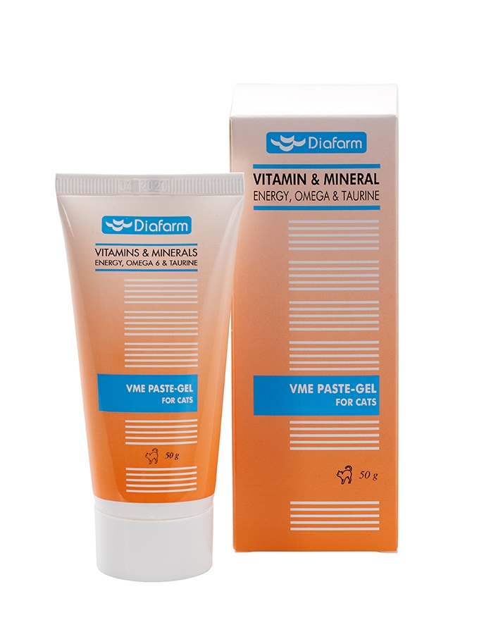 Diafarm Vitamin Energy Paste vitamīni kaķiem 50G - Produkta attēls 3
