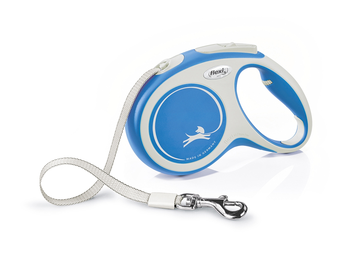FLEXI New Comfort lentes veida pavada L/5m, zila - Produkta attēls 2