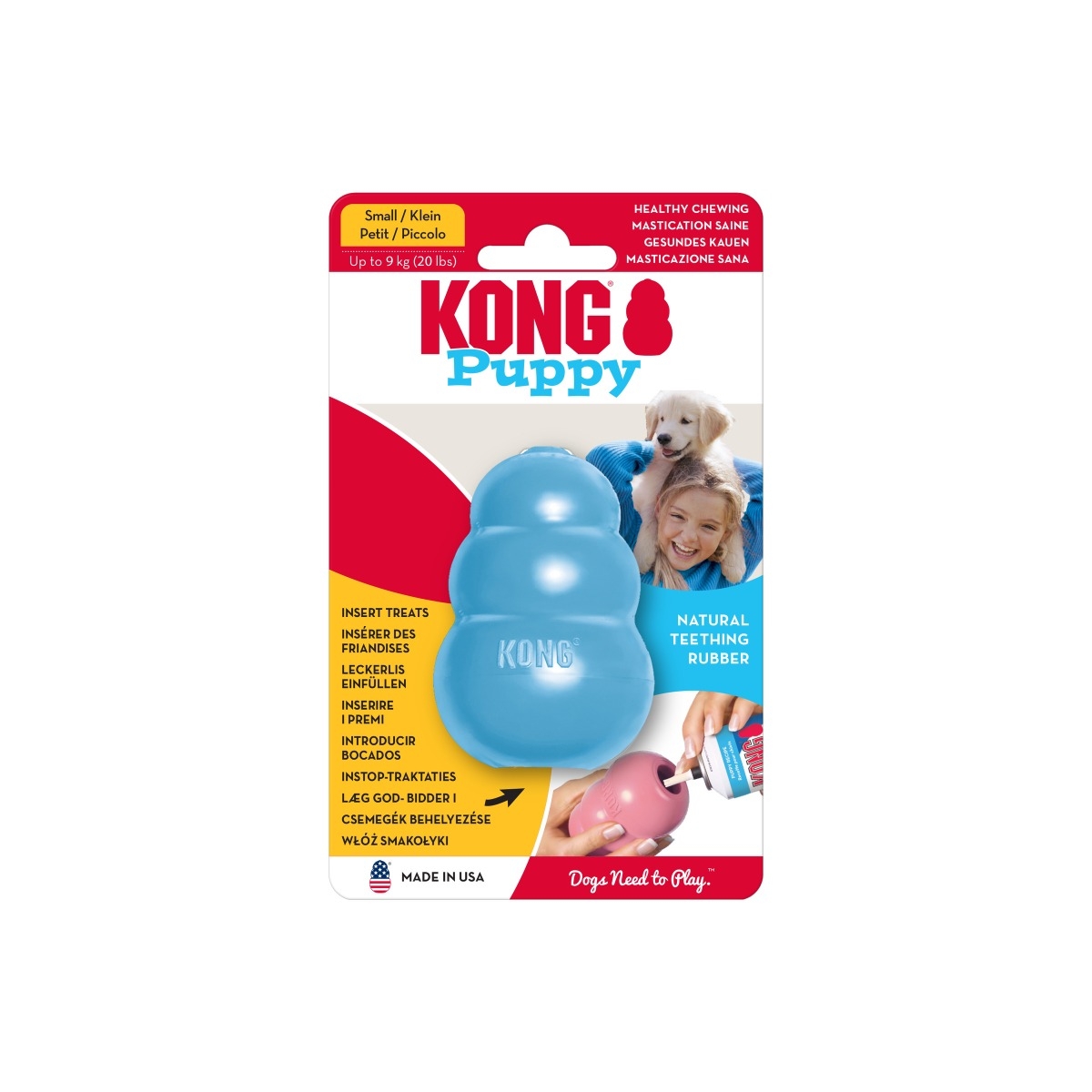 KONG Puppy rotaļlieta kucēniem, S - Produkta attēls 4